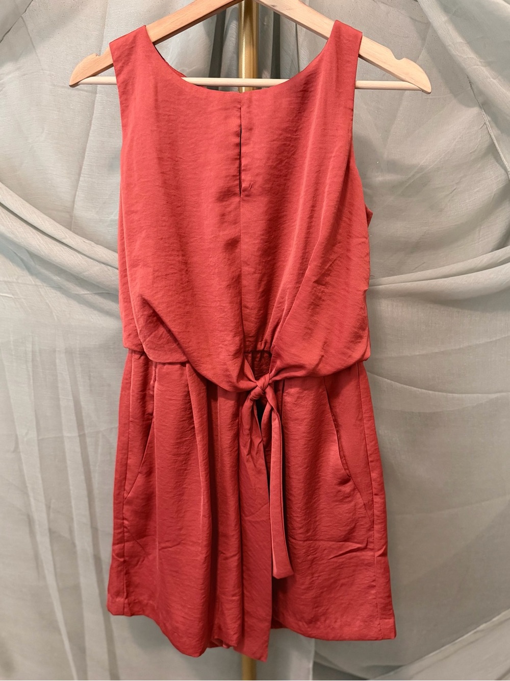 Calvin Klein Terracotta Sleeveless Romper